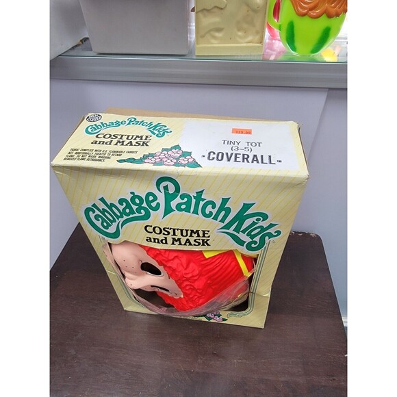 Cabbage Patch Kids Tiny Tot Coveralls (3-5) Costume and mask - Picture 2 of 14